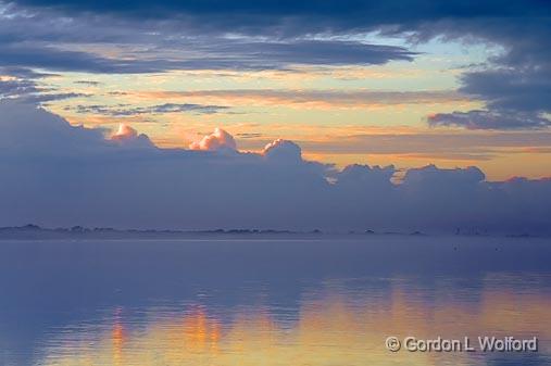 Distant Clouds_27386.jpg - Out on the horizon. Powderhorn Lake photographed near Port Lavaca, Texas, USA. 